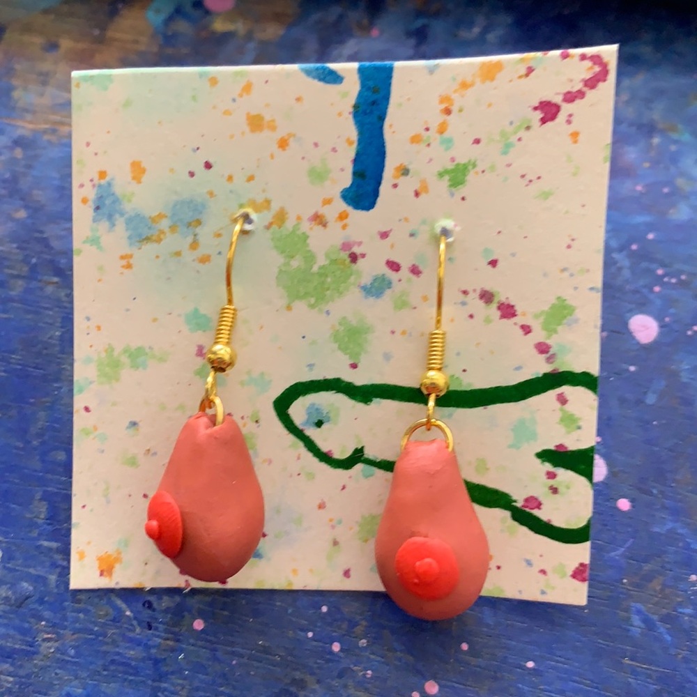 Boob Earrings